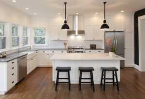 Beautiful, new kitchen in luxury home.