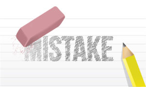 erase mistakes concept illustration design over a white background